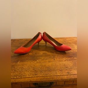 Red Calvin Klein Pumps